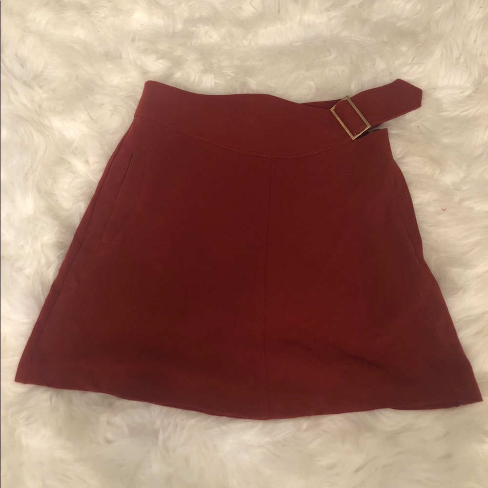 Rust colored skirt